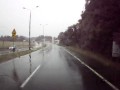 9 lipca 2014 - Bielsko-Biała - Tir wciągnięty przez kałużę