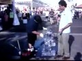 Reporter zniszczył lodową figurę