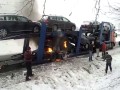 Pożar lawety Piórków 12.12.2012
