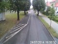 Oława 2014.07.24 łysy plujek z Mercedesa