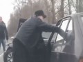 Zadyma na rosyjskiej drodze, tak się kończy bicie słabszych