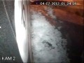 Nagła potrzeba, uchwycony przez nagranie monitoringu