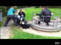 Rozpędzanie karuzeli motorem