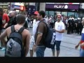 Pijany rosjanin bije w twarz polaka Euro 2012 12.06.2012