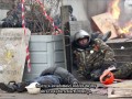 Milicja na Ukrainie strzelała tylko do Uzbrojonych