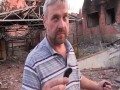 Przegląd zniszczeń w Sloviansku