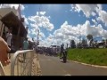 Popisy na motocyklu z małym bonusem