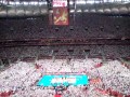 Hymn Polski podczas otwracia MŚ w Siatkówce