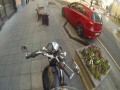 Dziewczyna na motorze