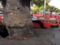 Pijaczek i znak drogowy