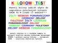 Kolorowy test