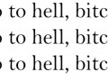 Go to hell bitch