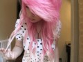 Pink hair