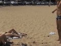 Podrywanie lasek na plaży