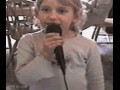 Girl knocks her tooth out