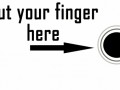 Put your finger