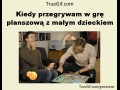 Kiedy przegrywam w grę planszową z małym dzieckiem