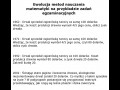 Ewolucja metod nauczania matematyki