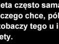 Kobieta nie wie czego chce