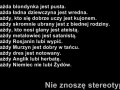 Nie znoszę stereotypów