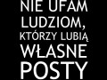 Nie ufam ludziom