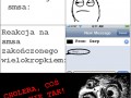 Reakcje na smsy