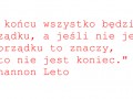 To nie jest koniec