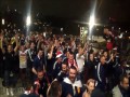 Polscy kibice kulturalnie żegnają szkockich po meczu w Warszawie