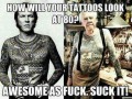 Starosc i tatuaze