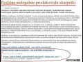 Rodzina nielegalnie produkowala skarpetki