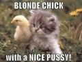 Blonde chick