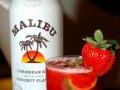 Malibu i truskawki