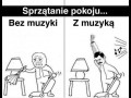 Sprzątanie pokoju