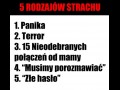 5 Rodzajów strachu