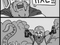 And my axe