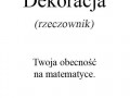 Dekoracja