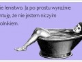 To nie lenistwo