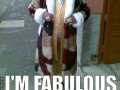 Being fabulous
