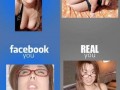 Facebook vs real