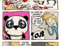 Psycho cute panda