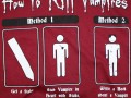 How to kill a vampires