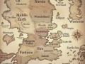 Mapa swiatów fantasy