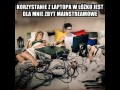 Hipster w łóżku
