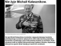 Zmarł michaił kałasznikow