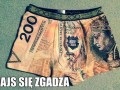 Gacie za 200 złoty