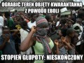 Grabież terenu kwarantanny