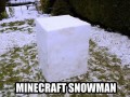 Minecraft snowman