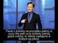 Na początku patrzy w oczy