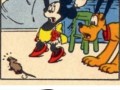 Myszka mickey boi się