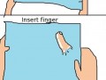 Plastic finger